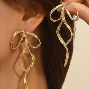Ribbon Bowknot Earrings